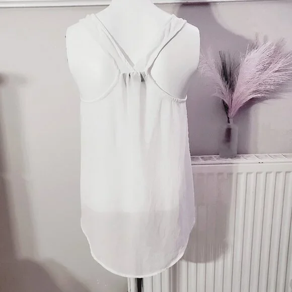 High Low Racerback Blouse- Size Small - Picture 1 of 2